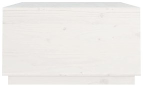 Mesa de centro 80x80x45 cm pinho maciço branco