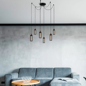 Candeeiro de Teto Likya – Preto – 128 cm x 110 cm