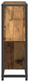 Rack de Vinho Madeira Velha 51x18x52,5 cm Madeira Engenharia