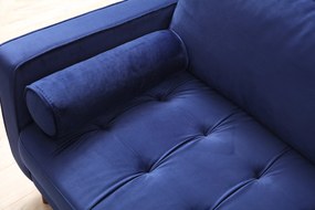 Sofá de 3 Lugares Rome – Azul Marinho – 215 x 90 x 70 cm