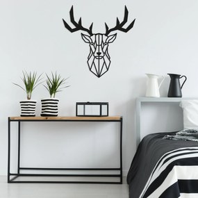Acessório Decorativo de Parede Metal-009 – Preto – 51 x 51 cm