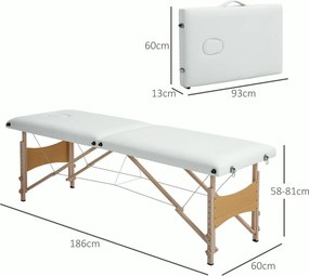 Marquesa de Massagem Dobrável Mesa de Massagem Portátil com Apoio para