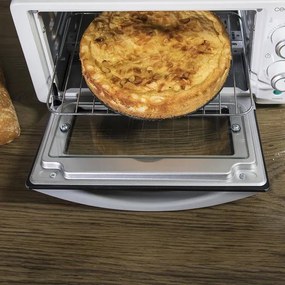 Mini forno elétricoBake&amp;Toast 1090 White  multifunção 10 litros de capacidade e porta com vidro duplo