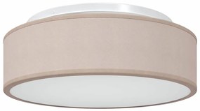 Luzes de Teto Embutidas Taupe Ø 38 cm Tecido E27