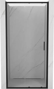 Mexen Exo portas de chuveiro deslizantes 115 cm, transparentes, pretas - 8151-115-000-70-00