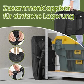 Transportadora para animais de estimação 60 x 42 x 42 cm Preta