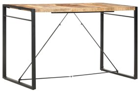 vidaXL Mesa de bar 180x90x110 cm madeira de mangueira maciça