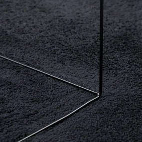Tapete de pelo curto OVIEDO 200x280 cm preto