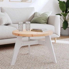 vidaXL Tampo de mesa redondo Ø60x3 cm madeira de pinho maciça