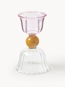 Castiçal em vidro borosilicato Perle