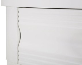 MESA CONSOLA SHINE 110X40X82 CM BRANCO