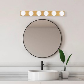 **** Aplique de Parede Mirro – Dourado – 10 x 10 x 91 cm

**