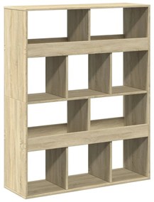 Estante 100x33x125,5 cm derivados de madeira carvalho sonoma