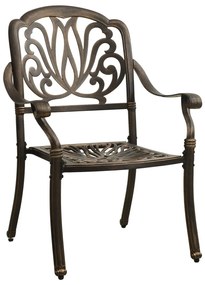 5 pcs conjunto bistrô alumínio fundido bronze