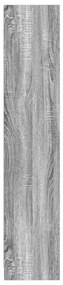 Estante 57x28,5x107,5 cm derivados de madeira cinzento sonoma