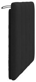 Almofadão de cabeceira 90 cm veludo preto