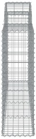 Cestos gabião arqueados 11 pcs 200x30x100/120 ferro galvanizado