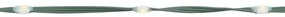 LED Árvore de Natal 447 LEDs Branco Quente 249 cm