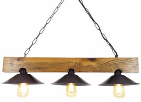 Chandelier Sapka – Walnut Black – 80 x 22 x 65 cm