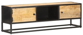 Móvel de TV c/ porta esculpida 130x30x40 cm mangueira áspera