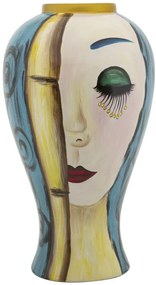 VASO CERAMICA ART FACE CM Ø 28X50