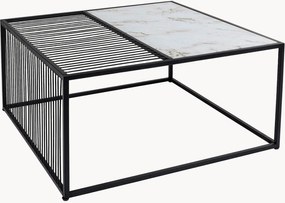 Mesa de centro com tampo em efeito mármore Twice