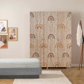 Guarda-roupa Lena – Sonomo – 135 cm x 192 cm x 52 cm