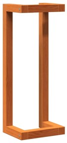 Toalheiro 23x18x60 cm pinho maciço castanho mel