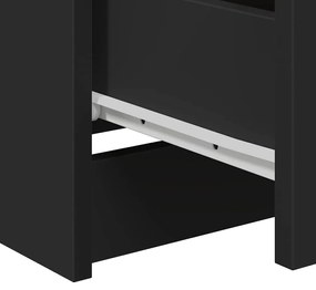 Aparador 60x35x76 cm derivados de madeira preto