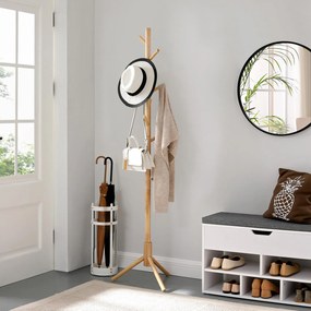Cabide bengaleiro 47 x 47 x 175 cm cor natural