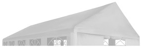 vidaXL Teto para tenda de festas 5 x 10 m branco