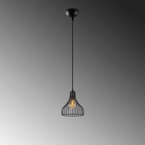 Candeeiro Suspenso Telyildo – Preto Antigo – 20 x 20 x 117 cm