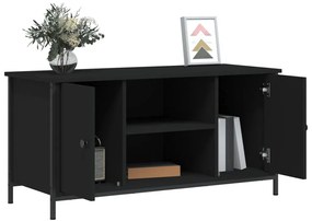 Móvel de TV 100x40x50 cm derivados de madeira preto