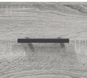 Armário parede 80x36,5x35 cm derivados de madeira cinza sonoma