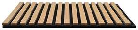 Painéis de parede acústicos 8 pcs ripado 60,5x60 cm