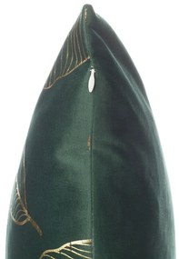 Conjunto de 2 almofadas decorativas verde escuro 45 x 45 cm FREESIA Beliani