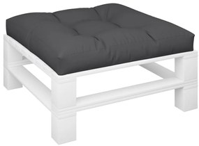 Almofadão para sofá de paletes 80x80x12 cm tecido preto