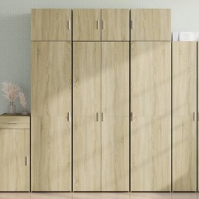 vidaXL Armário alto 70x42,5x185 cm derivados madeira carvalho sonoma