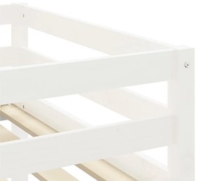 Cama alta p/ criança c/ cortinas 90x200 cm pinho maciço rosa