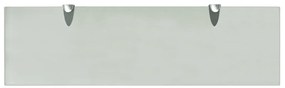 Prateleira flutuante vidro 70x20 cm 8 mm