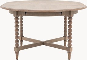 Mesa de jantar redonda extensível Artisan, 120-160 x 120 cm