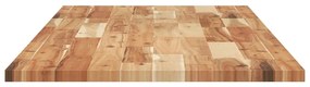 Tampo de secretária 160x50x2 cm acácia maciça acabamento a óleo