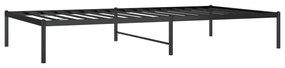 Estrutura de cama metal 107x203 cm preto