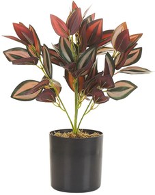 Planta artificial em vaso verde e preto 35 cm TRADESCANTIA Beliani