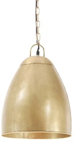 Candeeiro suspenso industrial redondo 25 W 32 cm E27 bronze