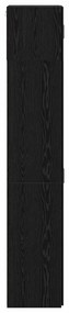 Gabinete de Armazenamento vidaXL Carvalho Preto 70x42.5x225 cm Madeira