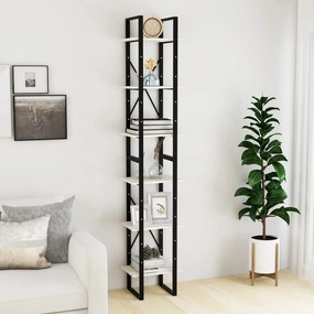 vidaXL Estante alta 40x30x210 cm madeira de pinho maciça branco