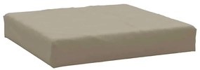 Almofadões de paletes 3 pcs tecido oxford cinza-acastanhado