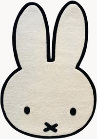 Tapete artesanal para crianças com forma de coelho Miffy