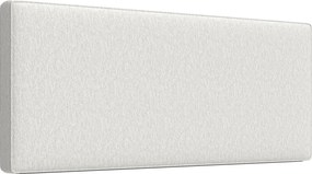 Cabeceira de cama de linho para fixação na parede, 140 x 60 cm, cabeceira suspensa e estofada para quarto, creme